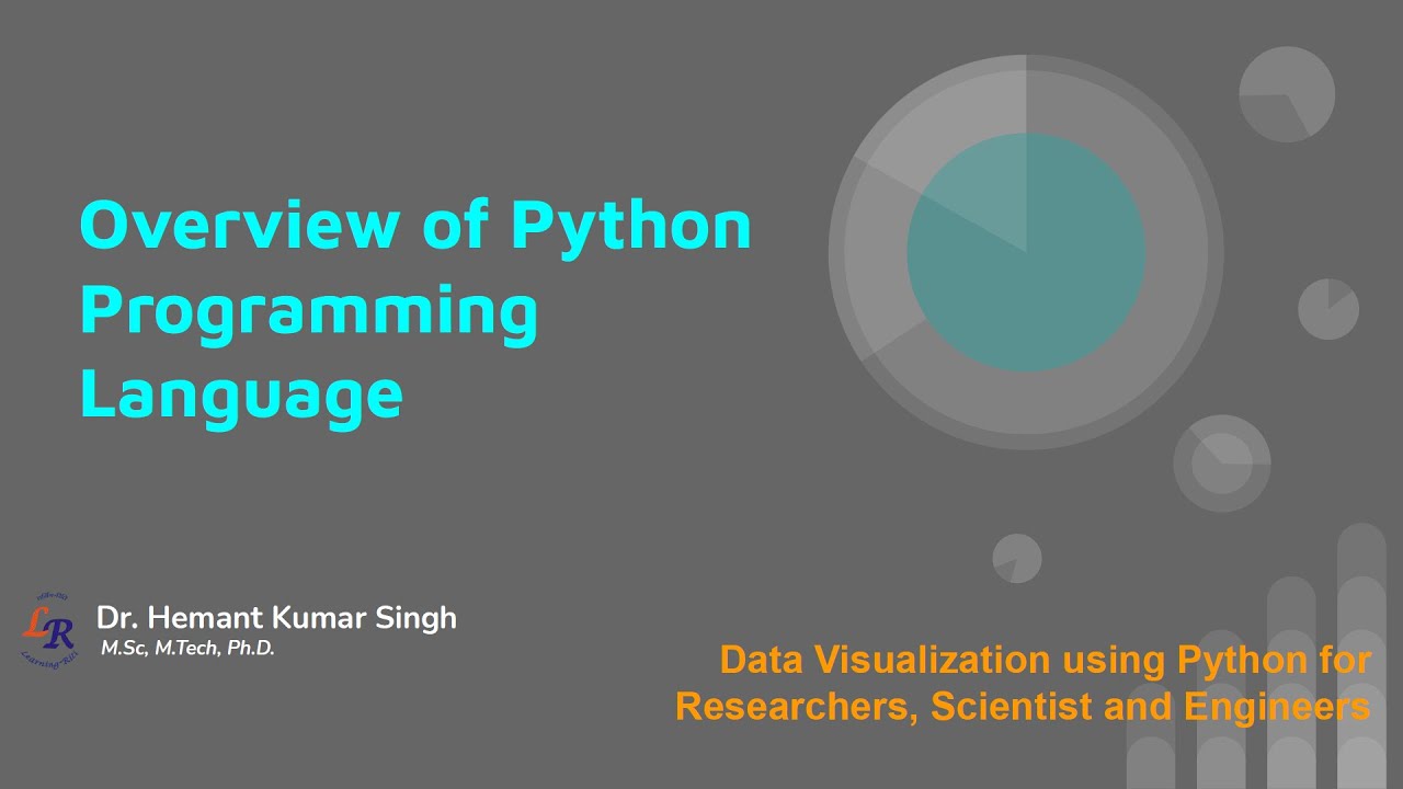 Overview of Python Programming Language: Data Visualization using ...