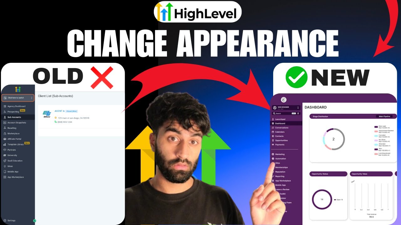 the CORRECT Way To Customise Your GoHighLevel Dashboard..