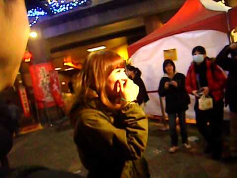 20110122丁噹逛年貨大街開場
