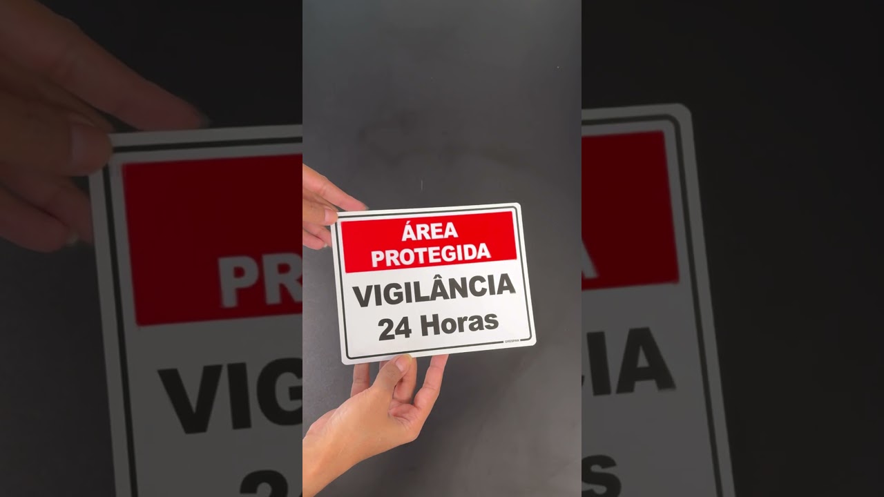 Placa de Sinalização 15x20 cm Cod: Sin 72 – Grespan Etiquetas  