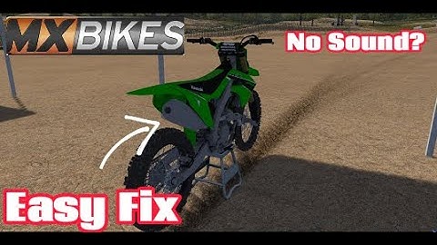 How To Fix Your Audio in Mx Bikes!