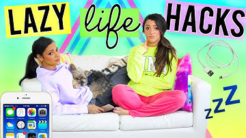 DIY Life Hacks EVERY Lazy Girl NEEDS to Know! Life Hacks for Lazy People! Niki and Gabi
