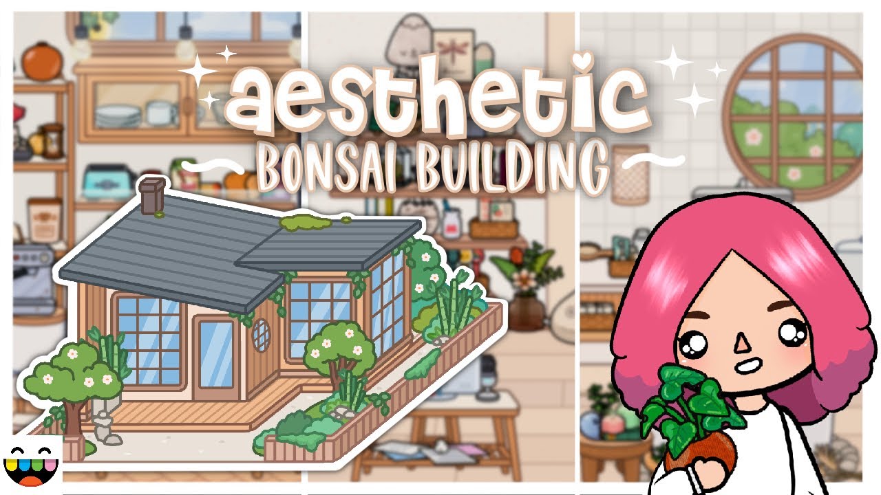 AESTHETIC BONSAI BUILDING 🪴|| SPEED BUILD *with voice* || TOCA LIFE ...