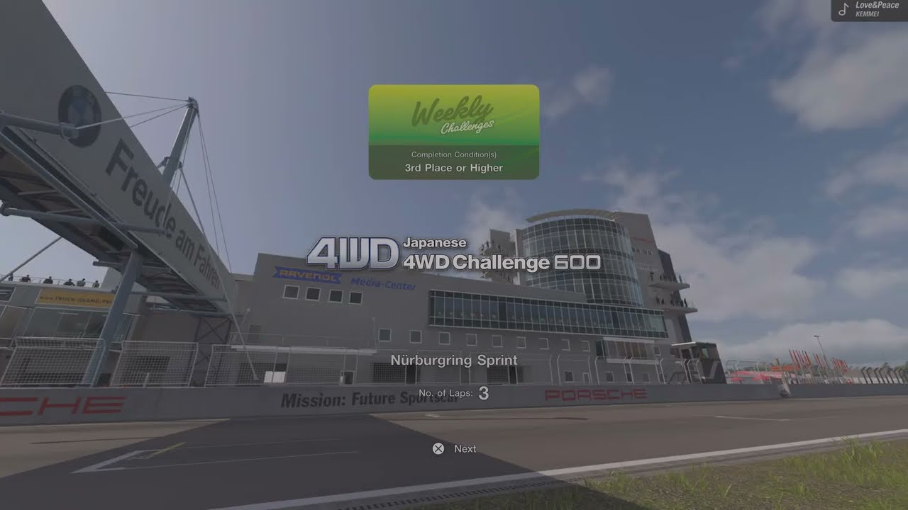 Japanese 4WD Challenge 600 / Nürburgring Sprint / 1997 Nissan R33 GT-R V-spec | Gran Turismo 7 PS5