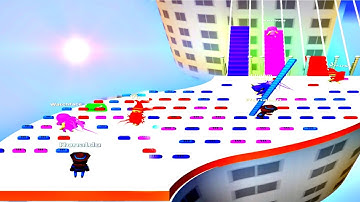 Bridge race game - All levels Gameplay Android, iOS | Level 216 -220  |