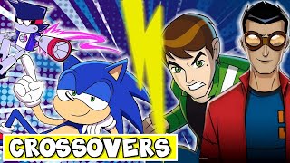 Best CARTOON CROSSOVERS! 🤜🤛