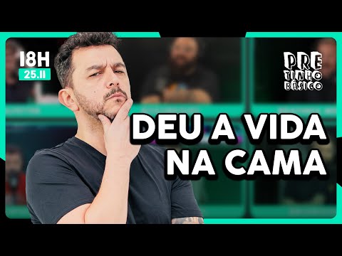 HOMEM PERECE COM DUAS MULHERES NO MOTEL | Pretinho Básico 18h | 25/11/2024