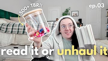 Read It or Unhaul It Ep. 3 📖 I have to read or unhaul these books!