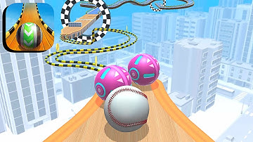 Sky Rolling Ball 3D ​- All Levels Gameplay Android,ios (Levels 59-60)