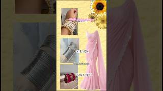 Saree ready… chudi ka colour sahi? 💫Perfect bangle match guide — save this! ✨
