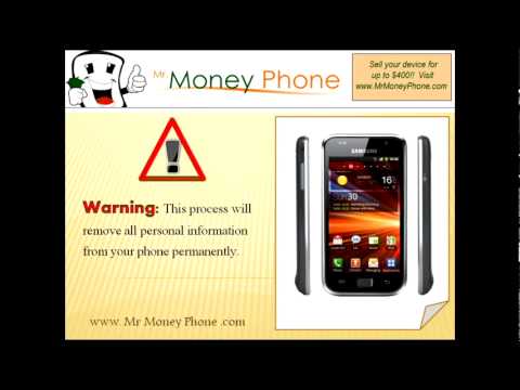 HARD RESET Samsung Galasxy S Plus GT-i9001 (external) Master Reset (RESTORE to FACTORY) sell your phone for cash