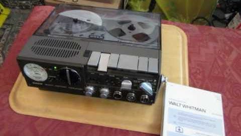 Walt Whitman -  In Paths Untrodden - Reel to Reel tape