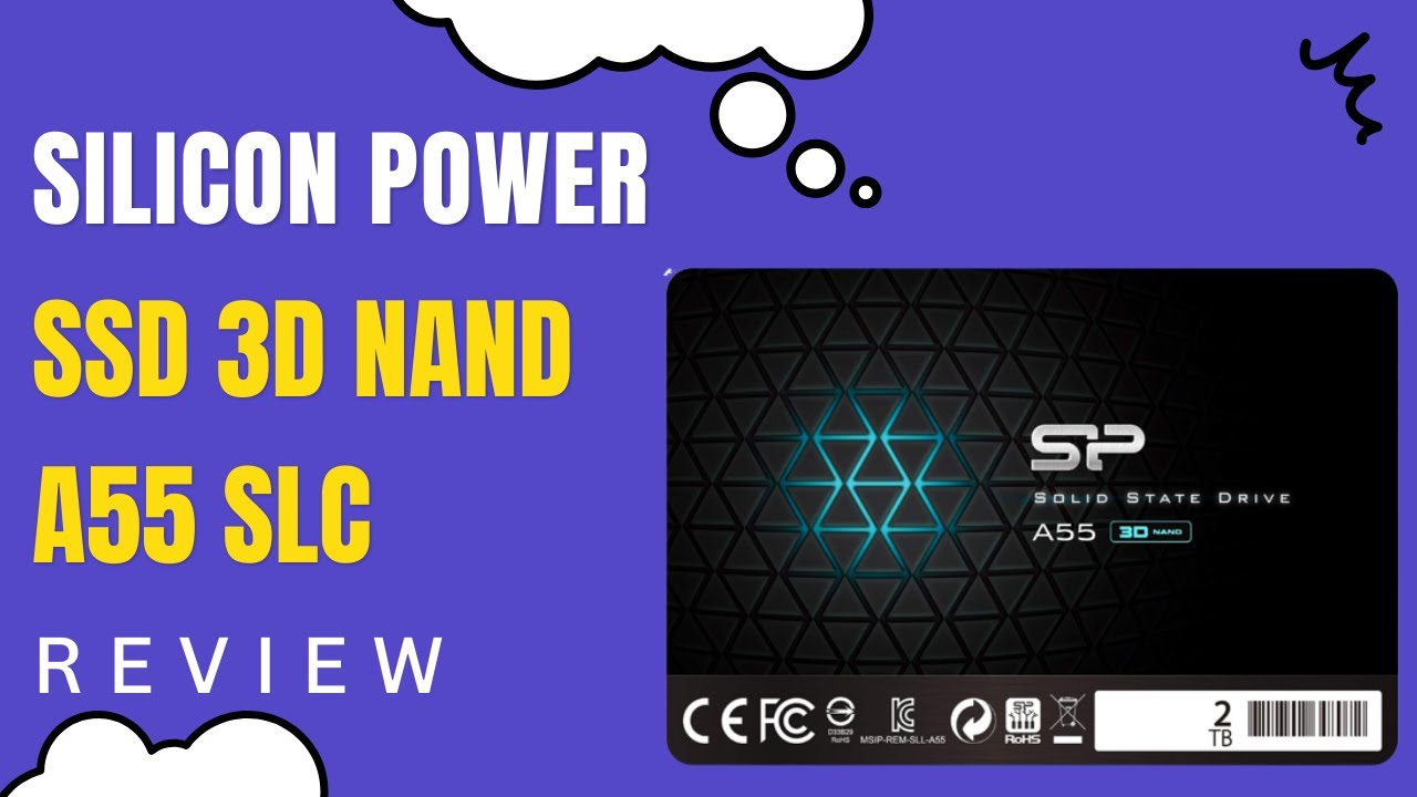 Silicon Power 2TB SSD 3D NAND A55 SLC Cache Performance Boost SATA 