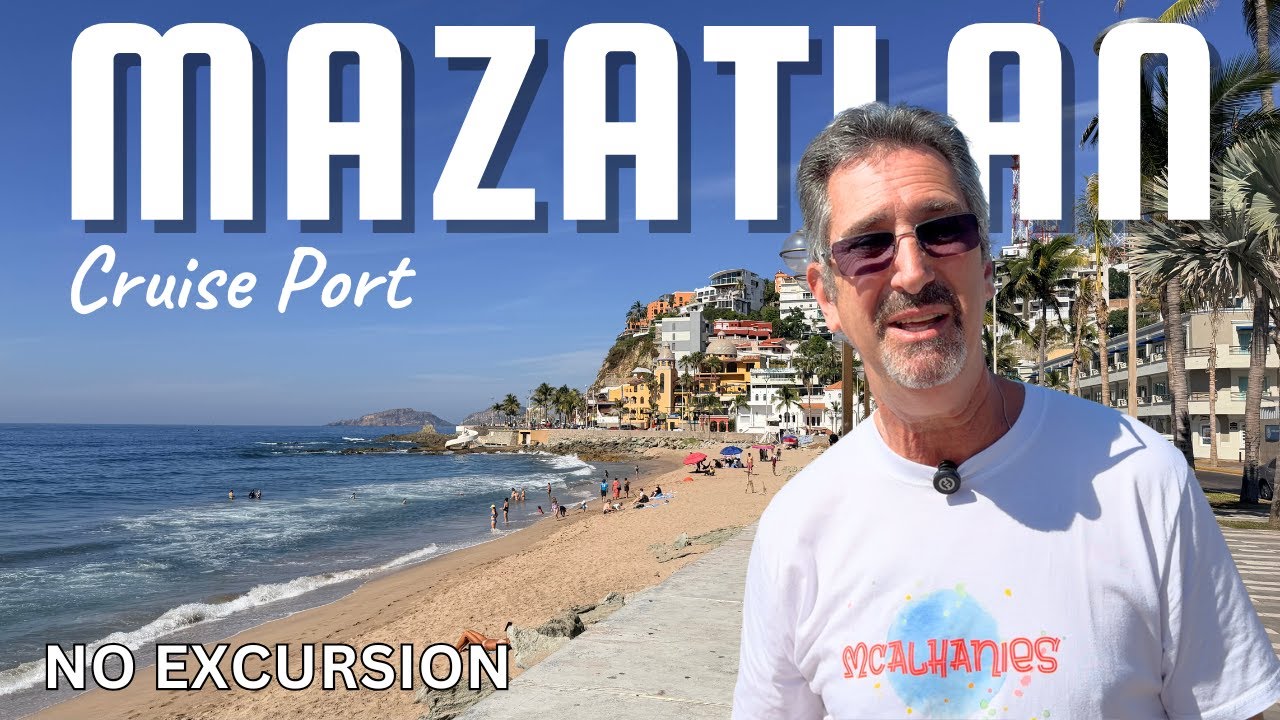 Круизный порт Масатлан, Мексика: экскурсия не требуется, просто следуйте по синей линии!