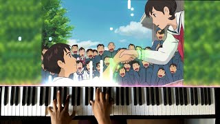 Video thumbnail of "From up on Poppy Hill - A Big Commotion / Latin Quarter Piano Tutorial + Sheet Music"