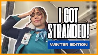 What it’s like flying during winter season in Canada | #lifeofaflightattendant #flightattendantvlog