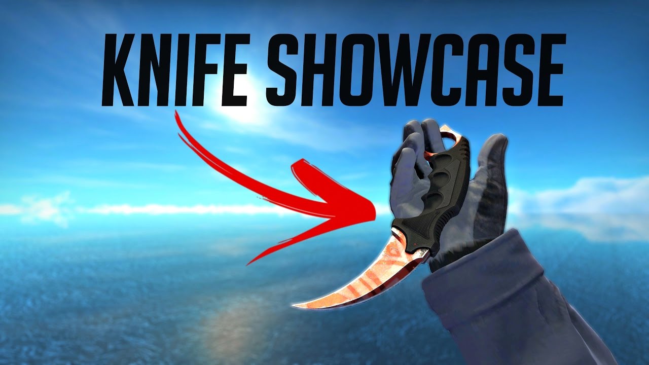 CS:GO : HOW TO MAKE A KNIFE SHOWCASE