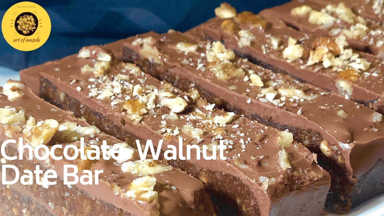 CHOCOLATEWALNUT DATE BAR YouTube