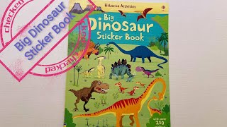 Big Dinosaur Sticker Book 🦕  🦖 by Usborne Activities