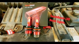 Torchbeam headlights for my V10 RV NIGHT and DAY difference!