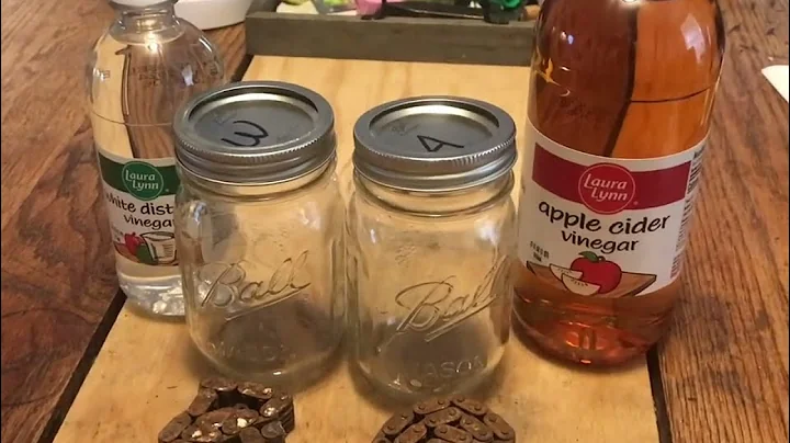 Rust removal white vinegar vs apple cider vinegar