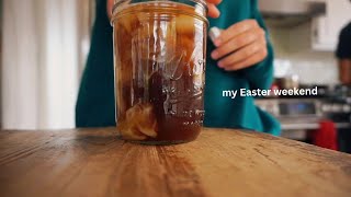 a chill weekend vlog | Easter Morning