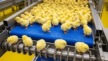 Inside the Mega Chicken Factory – (Full Process) Million-Dollar Incubation Tech