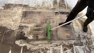 Look How I Washed This Dirty Beautiful Rug | washing rug | ASMR | carpet cleaning satisfying