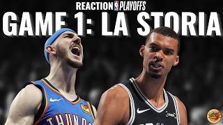 THUNDER e SPURS fanno la STORIA della NBA | Reaction a GARA 1