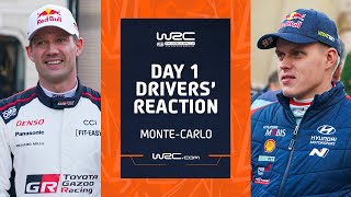 Day 1 Drivers' Reaction | WRC Rallye Monte-Carlo 2024