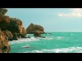 【白噪音】"岩岸海浪聲",10小時,ASMR,岩石,海洋,海灘,沙灘,礁石,放鬆,集中,讀書,療癒,瑜伽j,咖啡廳