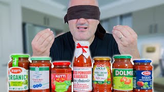 Italian Chef BLIND PASTA SAUCE Taste Test