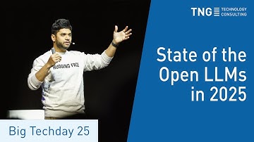 Big Techday 25: State of the Open LLMs in 2025 - Vaibhav Srivastav (Hugging Face)