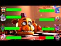 Sfm fnaf top 10 rockstar vs fights with healthbars