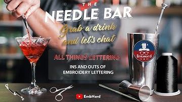 The Needle Bar: All Things Lettering