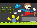 ¡Escapa del ácido! MGAMER juega Roblox