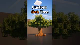 4 Easy Steps to build Amazing Custom Oak Trees in Minecraft