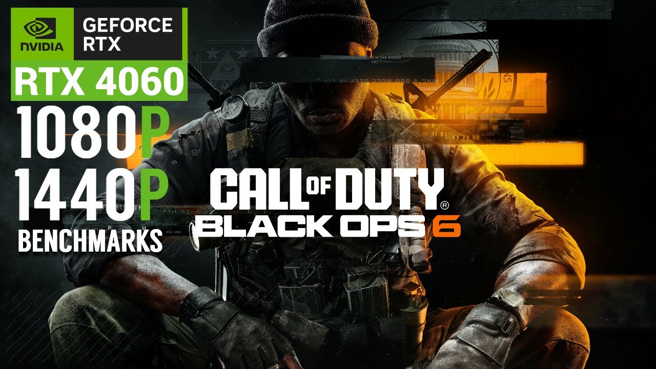 Nvidia RTX 4060 Call Of Duty Black Ops 6 Gameplay Benchmarks | 1080P and 1440P