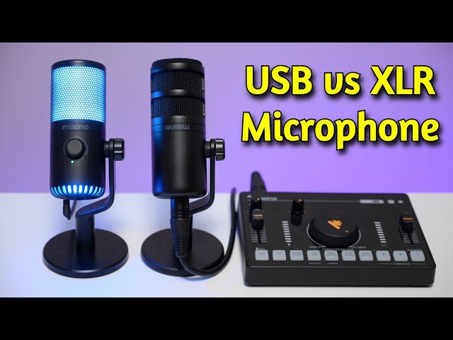 USB Microphone vs Pro XLR, Which one is better? Maono PD100 & DM30