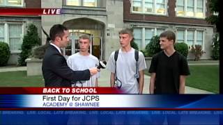 JCPS students return to class