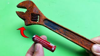 New Invention Amazed Harvard Professors! Effective Remove Rust With 1.5V Battery