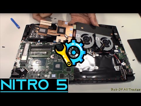 Acer Nitro 5 Teardown and Repaste w/ Kryonaut!  i5 8300h