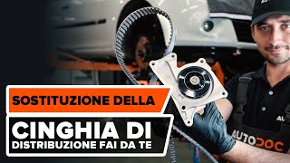 Come cambiare Pompa Acqua + Kit Cinghia Distribuzione Nissan Qashqai J10 - video tutorial