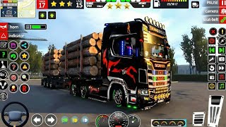 American Truck Simulator 3D #155 | Large Log Cargo Wood Transport 4K Gameplay Android screenshot 5