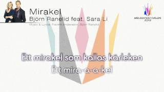 Video-Miniaturansicht von „Björn Ranelid feat. Sara Li "Mirakel"“