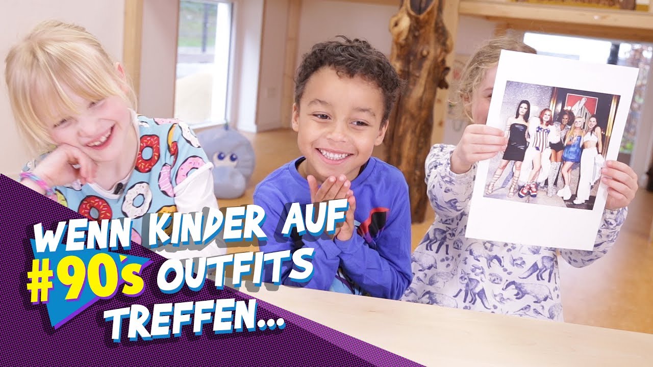 Wenn Kinder von heute auf 90‘s Outfits treffen… #90sUpdate