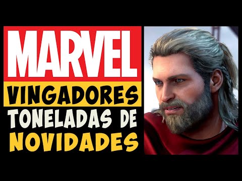 JOGO dos VINGADORES! TONELADAS de NOVIDADES! Marvel's Avengers