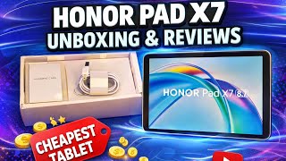 Honor Pad X7 Unboxing & Reviews | Cheapest Tablet with Great Features