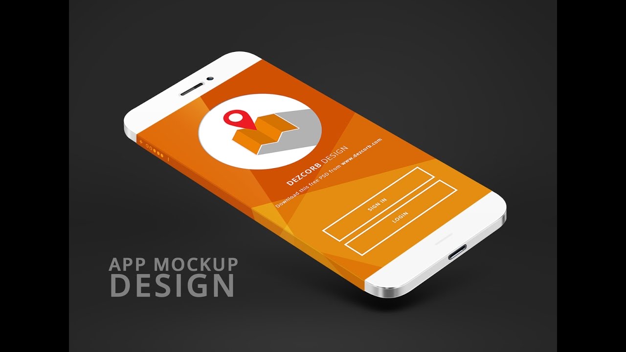 Download How To Design App Mockup In Photoshop Cc App Mokcup Tutorial 2 Photoshop Tutorial Youtube