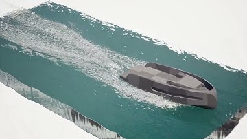 UNREAL ENGINE 5 - BOAT SIMULATION WITH FOAM, SPLASH & MIST